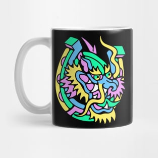 Lucky dragon horseshoe Mug